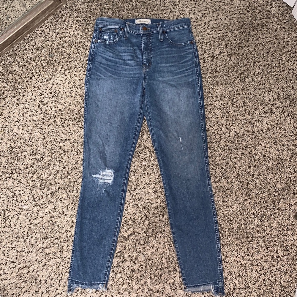 Madewell High Rise Skinny Jeans
